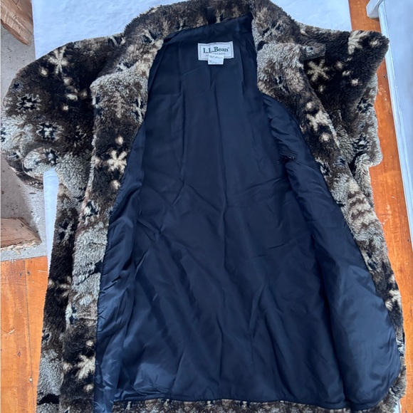 Vintage 90’s LL Bean Nordic Reindeer Button Front Fleece Jacket Size Small - Picture 15 of 15